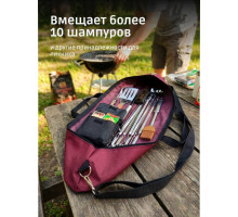 Чехол для шампуров 83 см бордовая